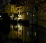 Praha, noční foto, Josef Pepíno Balek