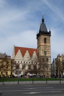 Novoměstská radniční věž, Praha, Josef Pepíno Balek